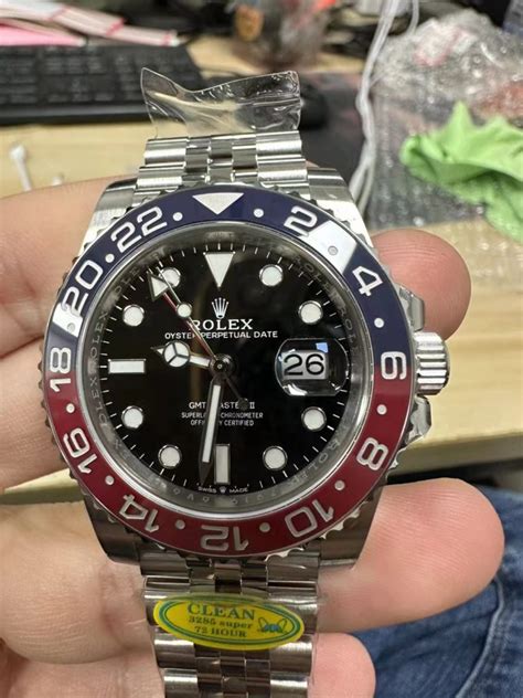 clean factory rolex pepsi v3